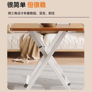접이식 테이블 정사각 보조책상 탁자 보조 식탁 이동식 흰색 긴책상 바퀴달린 업그레이드