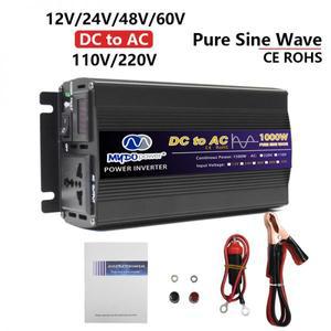 차량용 인버터 순수정현파 오프 그리드 12V 24V 48V-110V 220V 500W 1000W 2000W 3000W 6000W DC-AC 전력