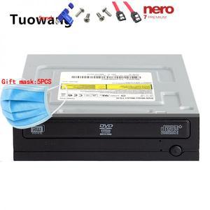 CD롬 플레이어 삼성 데스크탑 컴퓨터 DVD-RW 데이터 영화 파일 반복 DVD 드 CD 레코더 SATA 내장 24x