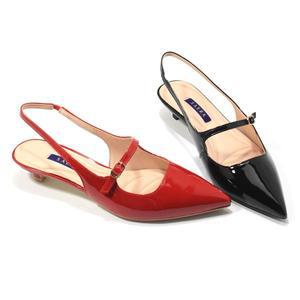 갤러리아 세라 백화점전용 여성 수제화 에나멜 슬링백힐 S24G013 컬러 2종 3CM
