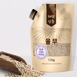 국산 율무 1.7kg l 밀폐 스탠트 파우치 포장 l 율무쌀 잡곡