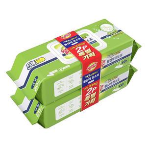 3M 스카치브라이트 더블액션 물걸레 청소포 플러스 대형 20매 2개입 37cm x 20cm