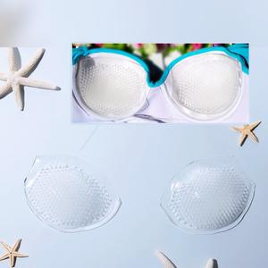 통기성 실리콘 수영복패드 브라패드 볼륨업 젤패드 3cm, 1cm