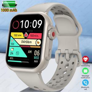 2025 화웨이 Xiaomi 스마트 시계 남성 여성 1 85 인치 HD AMOLED 풀 터치 스크린 IP68 방수 블루투스 통화 SmartWatch