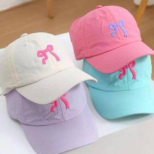 모자 키즈 유아 아기 여름 썬햇 야구 단체 리본자수 경량 썬캡  자외선차단 초등학생