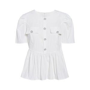 [JJ지고트](광주신세계)바스락 벌룬 플레어주름 퍼프 블라우스 GR6N0BL741