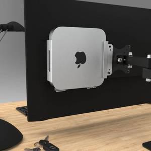 모니터암 거치대 Macmini 모니터 뒤에 걸어 놓고 책상 에 vesa