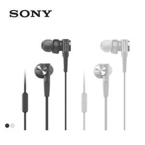 100%  sony 호환 MDR XB-55AP 헤드셋 이어폰 형 3.5mm 유선 스포츠 이어 버드 HiFi 스테레오 헤드폰