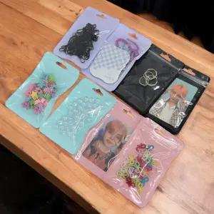 컬러 포장 지퍼백 8x13 100매 블루/미니 지퍼 구디 사탕 과자 비닐 봉지 포장지 답례 토끼 생일 단체 서류
