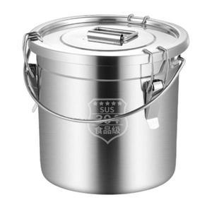 업소용 음식물 쓰레기통 가정용 스텐 음쓰통 싱크대 대용량 5L