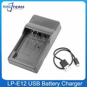 LP-E12 배터리 USB 충전기 캐논 Rebel SL1 100D Kiss X7 EOS-M EOS M M2 EOS M10 M50 M100 카메라 LPE12 LP