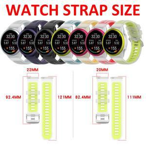 가민 포러너 570 970 165 265 255 밴드 시계줄 교체용 실리콘 스트랩 20mm 22mm Venu 3 Vivoactive 4