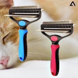 고양이 털빗 강아지 애견 미용 브러시 털갈이 관리 매듭 제거 대형