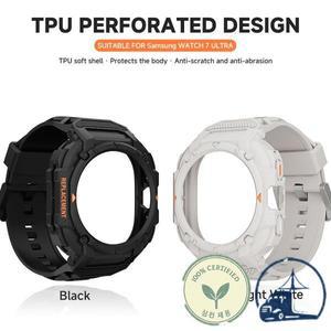 삼성 갤럭시 워치 울트라 2025용 스트랩+케이스 47mm 밴드용 올인원 TPU 실리콘
