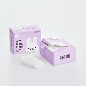화이트래빗 엠보싱 화장솜 토끼엠보 미니다이아 엠보 100%순면 국내제조 대용량