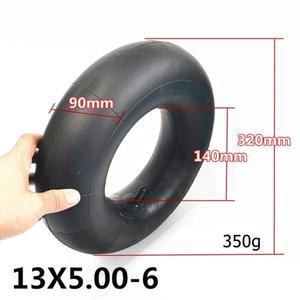 INNERTUBE 내부 타이어 6 인치 블랙 카트 튜브 고무 스쿠터 직선구부러진 노즐 13X500 613500 6