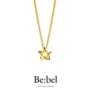 순금목걸이 3.75g(한돈) 24k 여자 트위스트 별 비벨