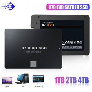 업그레이드된 870 EVO SATA III SSD 외장형 하드 디스크 2.5인치 솔리드 스테이트 드라이브 4TB 2TB 1TB 내
