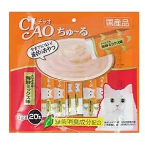 (sc-128) CIAO 챠오츄르 닭가슴살+해물믹스 20p 고양이 간식