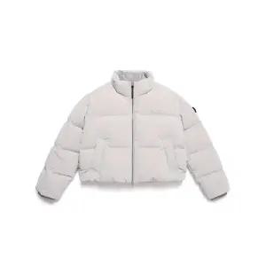 내셔널지오그래픽 NATIONALGEOGRAPHIC N244WDW930 여성 글라리스 크롭 덕다운 점퍼 SILVER GREY N244WDW930