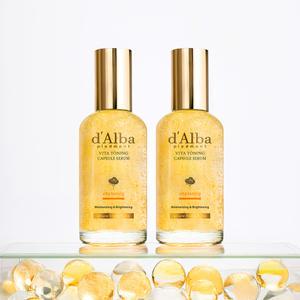 [달바/미백케어][1+1+추가 5%] 비타 토닝 캡슐 세럼 100ml(2개)