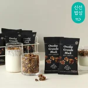 [산과들에] 하루견과 원데이그래놀라블랙 100봉 낱봉 + 환타지믹스너트 380g / 견과 견과류 간식
