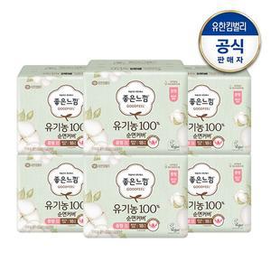 유기농순면 울트라슬림 중형 생리대 18매x6팩