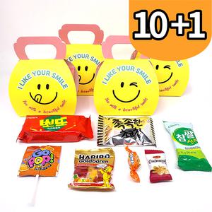 10+1 어린이집 생일 선물 답례품 간식세트 단체 간식꾸러미 어린이날 기업 행사 과자 선물 꾸러미