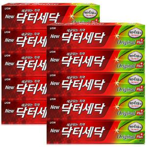 닥터세닥 플러스 치약 140g 10개, 상쾌한 민트향 티트리 오일 함유