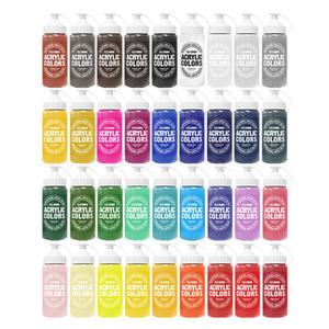종이나라 아크릴 물감 220ml 낱색 금색 은색 미술 그림 재료 준비물 초등학생 어린이 선명한 비비드 대용량