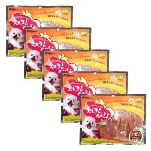 치킨사랑 건식꽈배기 400g X 5개 대용량 강아지 간식