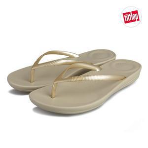 [핏플랍] FITFLOP 아이쿠션 플립플랍 여성 쪼리 슬리퍼 샌들 베이지 E54-010