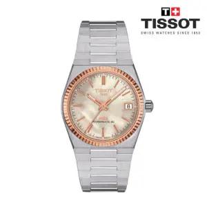 [롯데백화점]티쏘 PRX 파워매틱 80 35MM 스틸 & 18K 골드 T931.207.41.111.00
