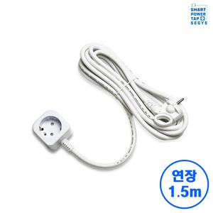 스마트파워탭 1구 멀티탭 연장선1.5M 사각