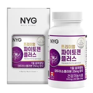 뉴일리 NYG 파이토젠 퀸 대두이소플라본 플러스 캐나다 60캡슐