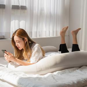 국산 바디 필로우 라텍스 플로우 사탕 긴 베개 쿠션 안고자는 롱 인형 L자형 U자형 레그