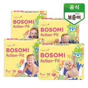 보솜이 NEW 액션핏 팬티기저귀(공용) 1박스