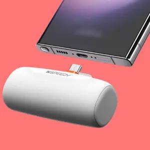 일체형 소형 가벼운 휴대용 미니 고속 도킹형 C타입 일체형배터리 충전 5000mAh 충전기 보조배터리