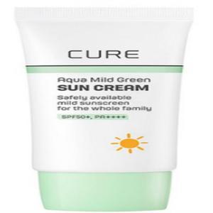 김정문알로에 라센스 로에 큐어 아쿠아 마일드 그린 선크림 SPF50+ PA++++ 40ml 2개