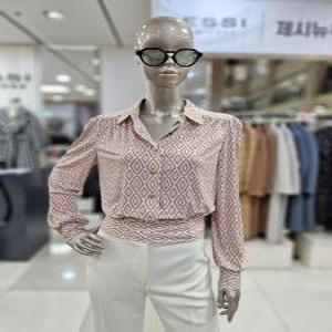 제시뉴욕 세이브존04 져지소재 크롭 블라우스 JE2BQ1040PP