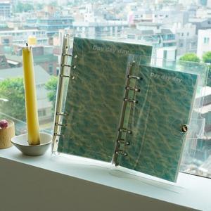 [기타]6공다이어리커버 A5 A6 6공 투명 홀로그램 바인더 다이어리 커버 꾸미기 만들기