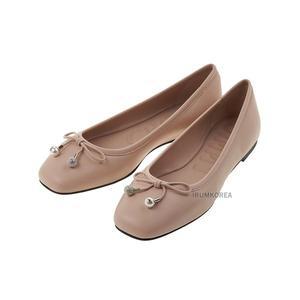 [지미추](김해점) SS25 여성 옐메 플랫슈즈 ELME FLAT NAP MACARON