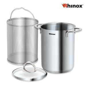 라이녹스 파스타냄비 4.3L 멀티팟 16cm 3중바닥 스파게티 파스타 멀티팟 국수 오뎅 육수냄비 RXRW-PP771A