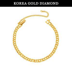 갤러리아 순금 팔찌 24K 여자 금팔찌 콤비 팔각 체인 11.25g