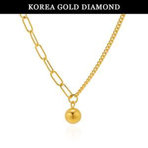 갤러리아 순금 목걸이 24K 금목걸이 볼 언발 18.75g
