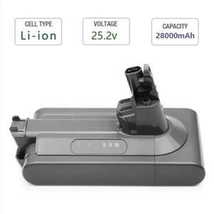 2025 다이슨 V10 SV12 충전식 배터리 25.2V 28000mAh 절대 교체  푹신한 사이클론  청소기