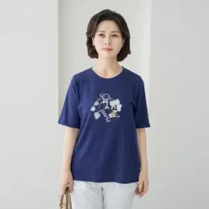 엄마옷 마담4060 캐티반팔티셔츠 중년여성옷 -ZTE2504028-