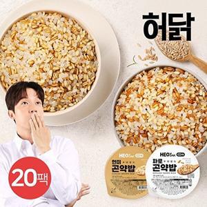 [허닭]T_허닭ON 실온 부담없는 곤약밥 150g 2종 20개