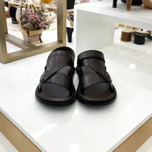 [모다아울렛][탠디]남성 소가죽 샌들 겸 슬리퍼 Y2HI30PH03 BROWN 3SA_OD