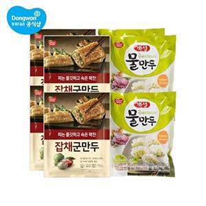 [동원에프앤비]개성 군만두 600g x 4봉 + 물만두 500g x 4봉